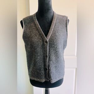 Adorable alpaca wool sweater vest by Banana Republic.